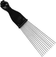 Afro Metal Comb- Long