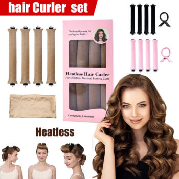 Satin Heatless Curl- 4 in 1